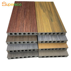 Nouveau 18mm Résistant À L'eau PVC Artificiel Creux Composite Decking WPC Étanche Co-Extrudé Bois Facile Cliquez Grain De Bois Extérieur - Product Image 3