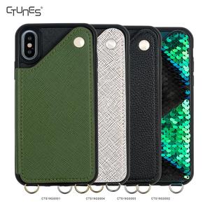 Desmontable hombro Crossbody <span class=keywords><strong>de</strong></span> cuero collar caja del teléfono celular con correa ranura para <span class=keywords><strong>tarjeta</strong></span> <span class=keywords><strong>monedero</strong></span> para iPhone X/XS - Product Image 6