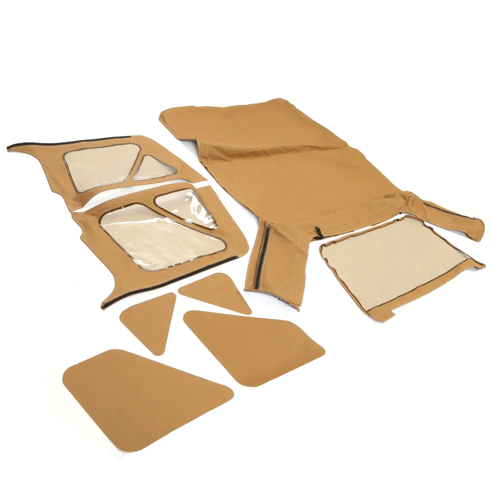 Vitres arrière teintées beige Soft Top pour Jeep Wrangler TJ 97-06 sauf illimité