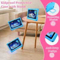 Tableta Educativa para Niños de 7 Pulgadas con Control Parental, 256 GB de ROM, Aplicaciones Educativas Precargadas, Funda Resistente Incluida, Precio al por Mayor