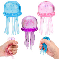 Jouet en caoutchouc anti-stress transfrontalier à rebond lent, en forme de cube de glace, bonbon au malt, bloc de fromage pieuvre, boule porte-clés