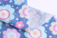 Chemises en tissu de mousseline de coton de bambou pour bébés filles, imprimées numériquement avec de belles fleurs, écologiques, respirantes et très légères