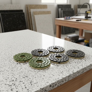 Mola diamantata a spirale PMS 100*5mm per bordi in pietra, lucidatura e levigatura di granito, grana 50-3000 - Product Image 5