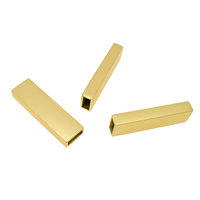 Square Belt Loop Super besar ukuran 50mm cincin tetap DIY kulit kerajinan perangkat keras sabuk logam gesper untuk tas tali tas perangkat keras