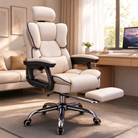 Chaise de bureau ergonomique pivotante pour la maison, idéale pour le gaming, le streaming en direct et les études
