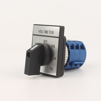 Interruptor de Leva Rotatorio Universal OKEY LW26-20, 25A, 3P, 4P, 3/4/5/6 Posiciones Ajustables, Cobre, IP40, para Control de Motor e Instrumentos, con Certificación CE