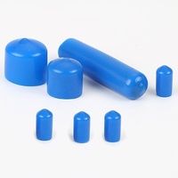 22*25*1.2MM Embouts de protection isolants en PVC souple moulé par injection, couleur personnalisée, pour protection de fils et boulons, en PVC souple de type vinyle