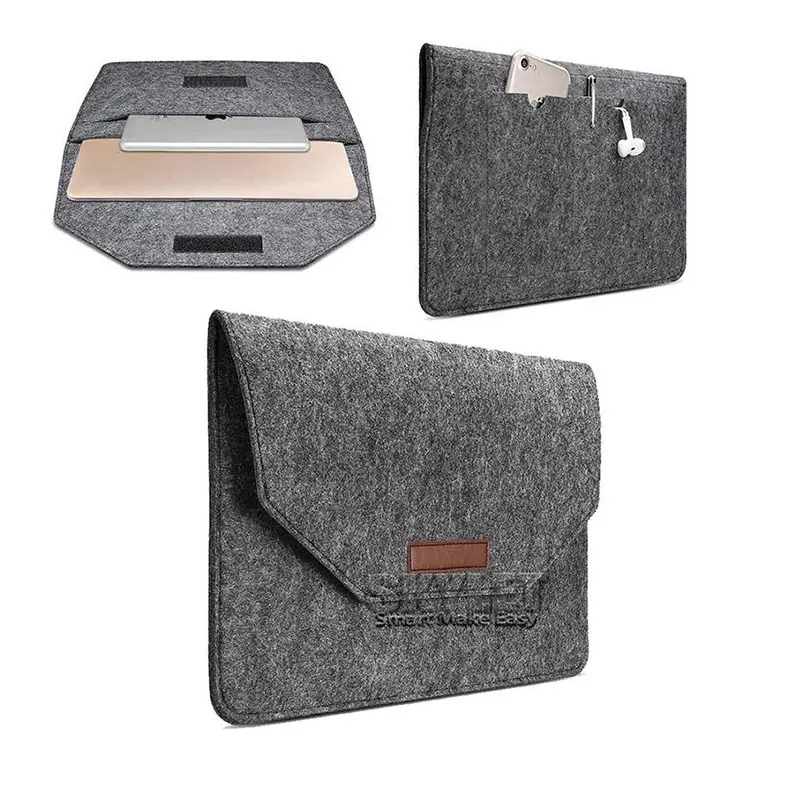 11.6 inch Felt Laptop Sleeve for Macbook air 11.6 inch carrying case