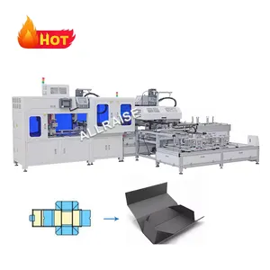 Fully Automatic Shoe Packaging Box Folding Assembly Forming Machine Folder Book Gift Collapsible Box Gluing Making Machine Small
