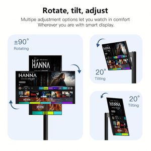 Televisor Inteligente con Pantalla Táctil LCD de 21.5 Pulgadas, Resolución FHD 2K, Sistema Android 12, 4GB+64GB, Color Negro - Product Image 2