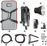 Apcu-torche de photographie LS C300X, 350W, 2700K- 6500K, 2.4G, avec télécommande, bicolore, éclairage LED continu pour studio photo professionnel
