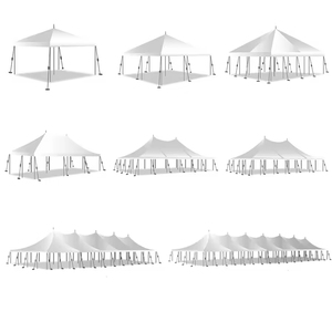Carpa de Boda Tipo Marquesina de Alta Calidad para Fiestas y Banquetes, Estilo <span class=keywords><strong>Sperry</strong></span> con Mástil de Lona y Pico de Aluminio para Exteriores - Product Image 6
