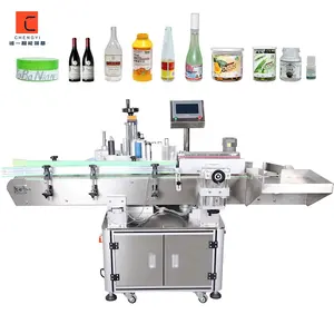 Volautomatische Cosmetische Etiketteermachine Plastic Ronde Fles Etiketteermachine Platte Fles Etiketteermachine