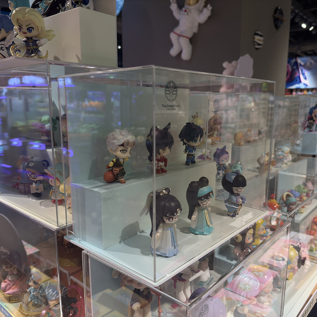 IYubo High Quality Acrylic Display Case Dust-Proof Lucite Display Cabinet for Mini Funko Pop Figures Mini Toy Shop Home Mall