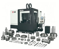 Centres d'usinage verticaux Siemen CNC System Gantry Milling HSK-A63 Spindle Taper 3 axes EU-1000