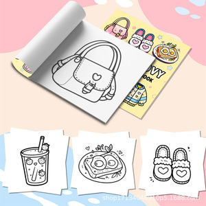 Hot-bán dành cho người lớn Doodle Màu cuốn sách dày giấy bán buôn vẽ cuốn sách hoàn hảo RÀNG BUỘC - Product Image 2