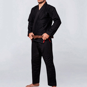 Kimono de karaté noir IBJJF homologué unisexe, tissage perlé, pantalon Ripstop avancé, durable, léger, compétition adulte, 100% coton - Product Image 2