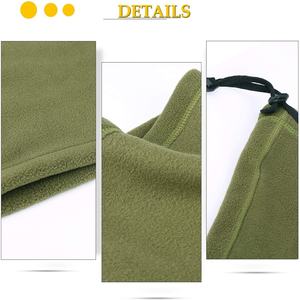 Suministro directo de fábrica, bufanda de poliéster de lana de cordero polar cálido, cinturón retráctil de invierno respetuoso con la piel con característica impermeable - Product Image 5