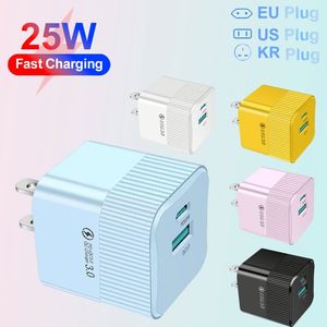 Chargeur rapide 25W à port USB-C unique, tension de sortie 20V, le plus vendu, adaptateur de voyage pour iPhone avec fonction PD pour prises UE et US - Product Image 2