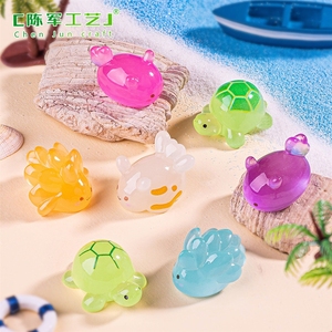 Miniatures décoratives lumineuses pour micro-paysages : <span class=keywords><strong>tortue</strong></span> marine, lapin de mer, animaux de plage, accessoires de bricolage pour aménagement paysager - Product Image 2