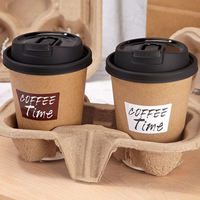 Support personnalisable jetable à paroi simple pour gobelets en papier – Idéal pour thé au lait, café, thé boba et vin – Plusieurs tailles et capacités disponibles