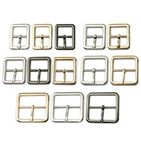 Boucle carrée à ardillon de 16 à 38 mm de diamètre intérieur, accessoire de quincaillerie pour bagages et vêtements, boucle de réglage de la longueur de sangle, boucle de chaussure