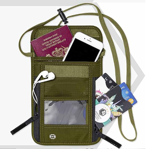 2025 nouveau RFID fronde taille carte organisateur famille titulaire cou support voyage passeport portefeuille Faraday sac 5.0 (3 avis) 303 vendu - Product Image 1