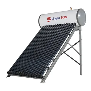 LINYAN high Pressure 150 liter solar geyser water heater stainless steel solar boiler system calentador solar presurizado