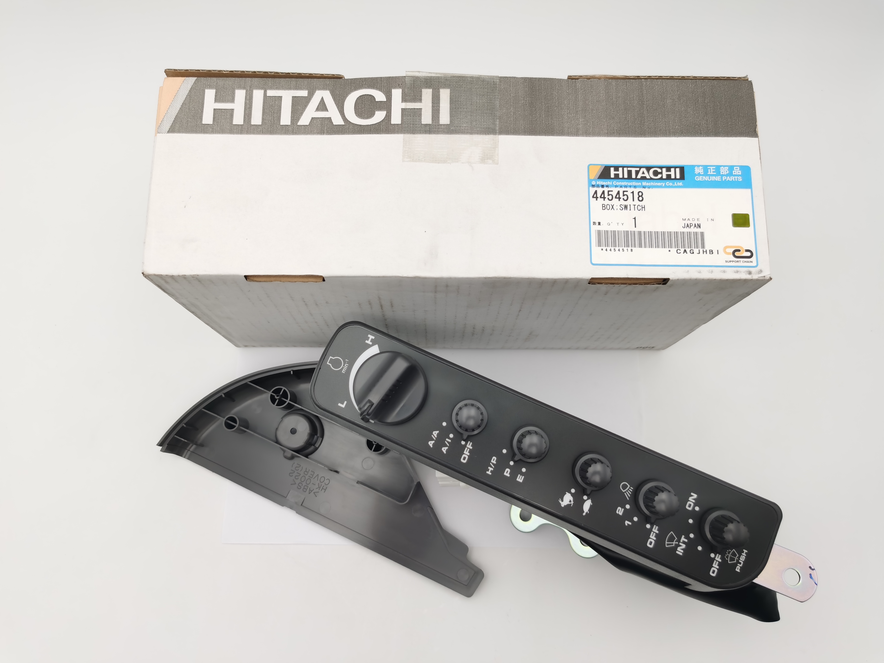 Original Hitachi Excavator Control Switch Box Panel 4454518 for