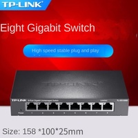 Concentradores de Red Fast Ethernet TP-Link de 5/8/10/16 Puertos - Modelo TL-SG1008D Hecho en China