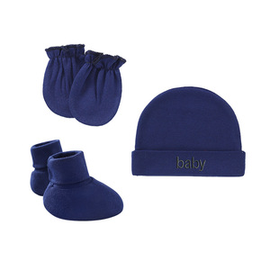 3 pçs/<span class=keywords><strong>set</strong></span> recém-nascidos algodão cap gorro macio infantil nightcap luvas meias <span class=keywords><strong>set</strong></span> para o bebê menino menina - Product Image 6