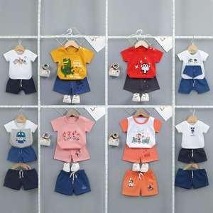 Ropa de Verano para Niños de 2 a 12 Años al por Mayor, Conjuntos de Ropa con Estampado de Leopardo a Precio Económico, Envío Aleatorio de Poliéster/Algodón - Product Image 4