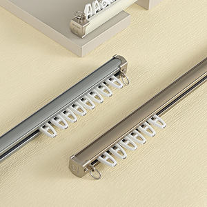 Épaisseur de paroi extra épaisse réutilisable Style américain métal hôpital rideaux pôles pistes maison romain fenêtre accessoires tiges supplémentaire - Product Image 1