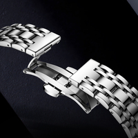 Montre Mark Fairwhale à cadran romain, phase de lune, quartz, pour homme, trois aiguilles, lumineuse, étanche, FW-5058