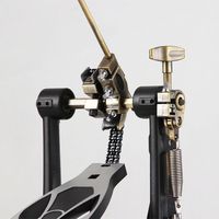 Marteau en bronze brossé en alliage d'aluminium pédale à pied unique pour grosse caisse ensemble de batterie accessoires baguette Instrument de musique