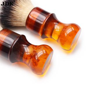 <span class=keywords><strong>Muhle</strong></span> Resina Mango Barbero Limpieza Cuello Polvo Cepillo de afeitar Barba Afeitado Cepillo de pelo sintético - Product Image 4