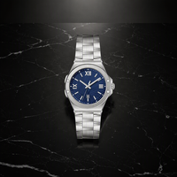 Montre à quartz multi-couches résistante à l'eau en acier inoxydable 304L avec verre saphir pour usage quotidien, pour les amoureux