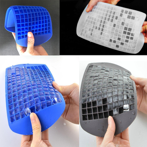 Vente Flash : Bac à glaçons empilable en silicone de qualité alimentaire à 160 mini-cubes, facile à démouler - Product Image 2