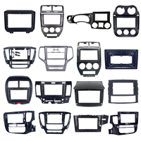 Panneau de garniture d'installation de tableau de bord de lecteur multimédia de voiture de 9 pouces Canbus Android cadre d'autoradio pour Mitsubishi Outlander 2008-2011