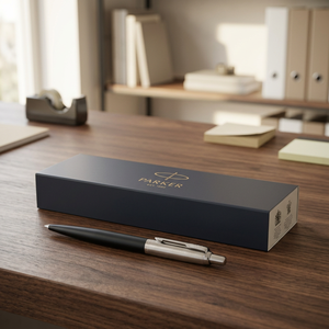Stylo à bille Parker Jotter Bond Street, encre bleue, corps en acier, modèle sport en métal, 106838-1 - Product Image 3