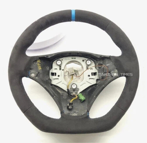 Volante de imitación de gamuza para las series 1, 3, 5, 6, 7 y 8, compatible con <span class=keywords><strong>BMW</strong></span> E81, E87, E82, E88, E21, E30, <span class=keywords><strong>E36</strong></span>, E46, E90, E91, E92, E93, E28, E34, E39, E60, E61 - Product Image 3