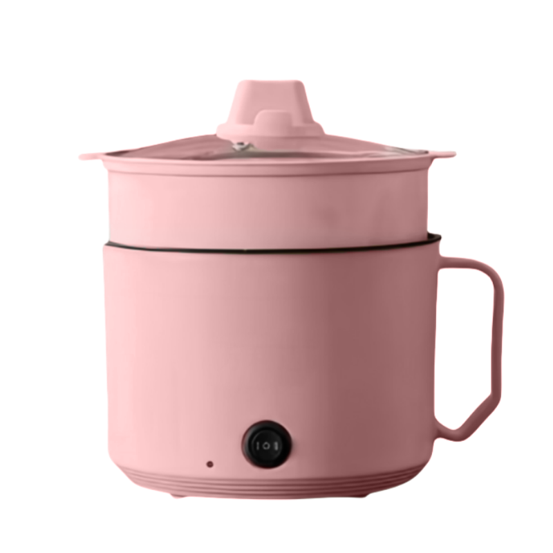 Pink-PP Steamer(Non-stick/Stainless steel  inner pot)