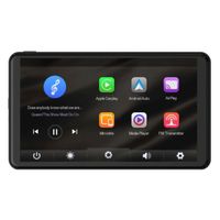 Carplay nirkabel portabel 7 inci, Monitor Mobil Pintar Radio GPS otomatis Android dengan BT FM Tuner penempatan dasbor