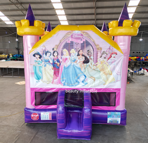 <span class=keywords><strong>Castillo</strong></span> Inflable Comercial, <span class=keywords><strong>Castillo</strong></span> Inflable de Princesa Rosa, Casa de Brinco Inflable para Niños - Product Image 2