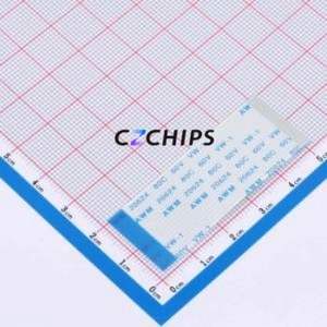 HX FFC-1.0-18P-50mm F FFC Cable (Flexible Flat Cable) P=1mm Connector 18P 1mm 0.3mm Reverse - Product Image 1