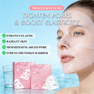 Masque facial en <span class=keywords><strong>bio</strong></span>-collagène personnalisé avec logo d'usine, soin coréen, collagène profond, anti-rides, lifting, masques en feuille pour <span class=keywords><strong>le</strong></span> visage - Product Image 3