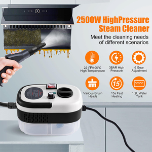 Podofo 2500W Handheld Steam Cleaner Clean 1.2L large water tank 6 Adjustable <b>Gears</b> For Kitchen Home Tools - Product Image 3