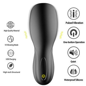 10 Vibrationsmodi Automatischer Oraler Höhepunkt Männer Masturbationsbecher Sex Eichel <span class=keywords><strong>Penis</strong></span> Trainer Stimulierendes Männliches Masturbationsgerät - Product Image 3