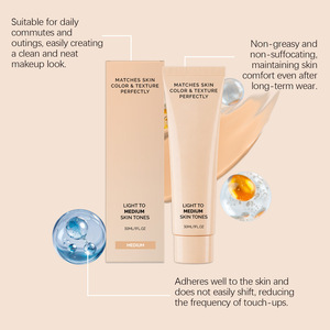 OEM Light Weight Color Changing Foundation 30ml Private Label Natural Makeup Liquid Foundation Concealer Matches Skin Colors - Product Image 4