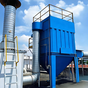 Nouveau dépoussiéreur industriel à jet pulsé pour ciment et poudre de cendres de chaudière, avec filtre en acier au carbone à 99,99% d'efficacité - Product Image 1